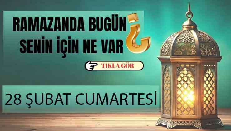 Ramazanın 10. gününe özel hazırlanan manevi iftariyelikler