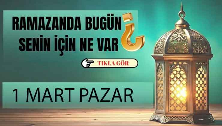 Ramazanın 11. gününe özel hazırlanan manevi iftariyelikler