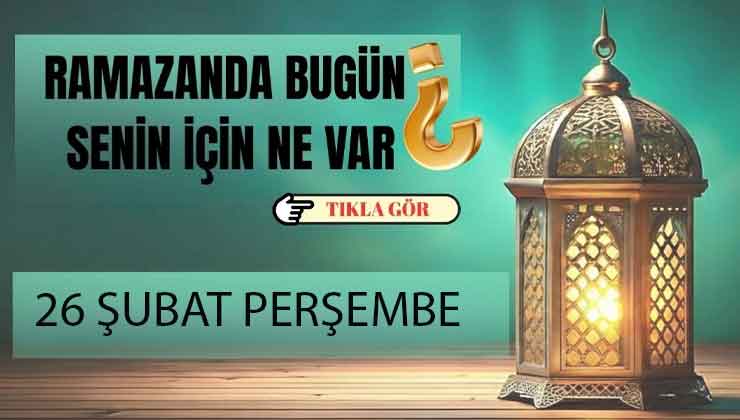 Ramazanın 8. gününe özel hazırlanan manevi iftariyelikler