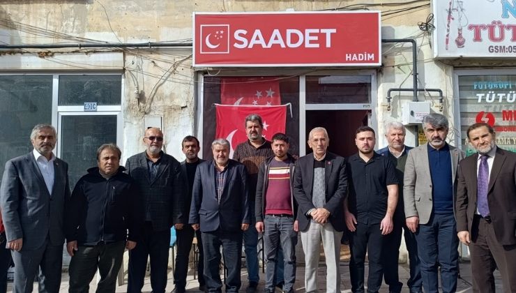 Saadet Partisi Hadim İlçe Kongresi gerçekleşti