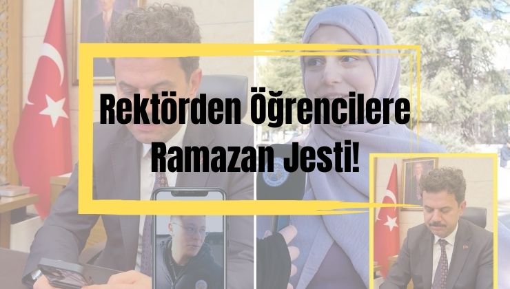 Selçuk Üniversitesi ramazanda öğrencileri düşündü