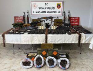 Silopi’de cephanelik ele geçirildi: 6 tutuklama