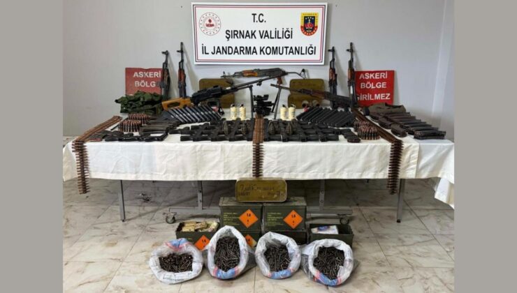 Silopi’de cephanelik ele geçirildi: 6 tutuklama