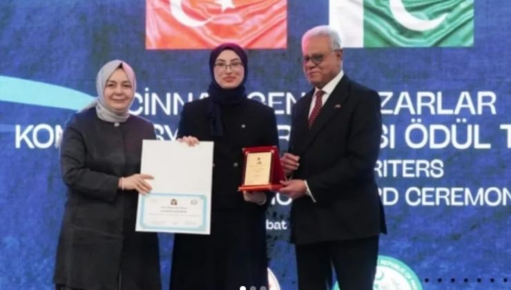 Yunaklı öğrenci, kompozisyon yarışmasında Türkiye birincisi oldu