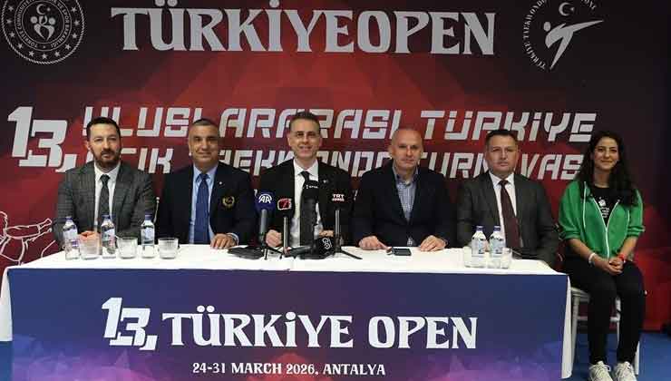 13. Uluslararası Türkiye Açık Tekvando Turnuvası başlıyor