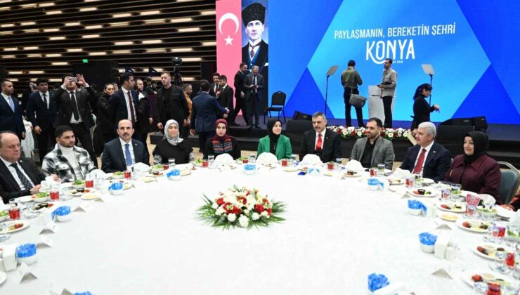 Bakan Çiftçi Konya’da Gazzeli ailelerle iftarda bir araya geldi