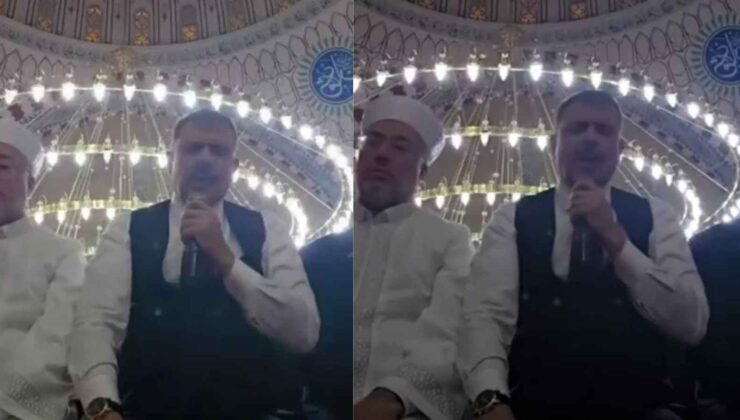 Bakan Çiftçi, teravih namazı sonrası Kur’an-ı Kerim okudu