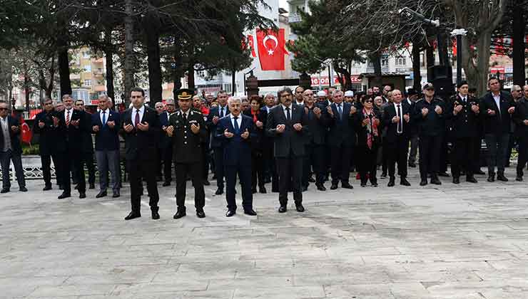 Beyşehir, Akşehir ve Hüyük’te şehitler anıldı