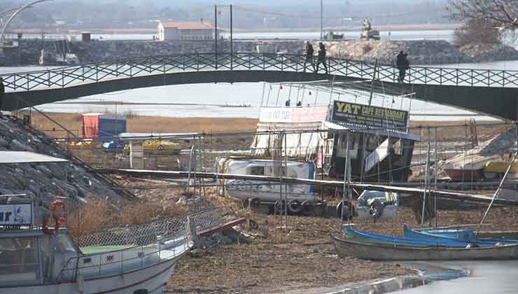 Beyşehir’de kuraklığın ardından yatlar sulara yeniden döndü