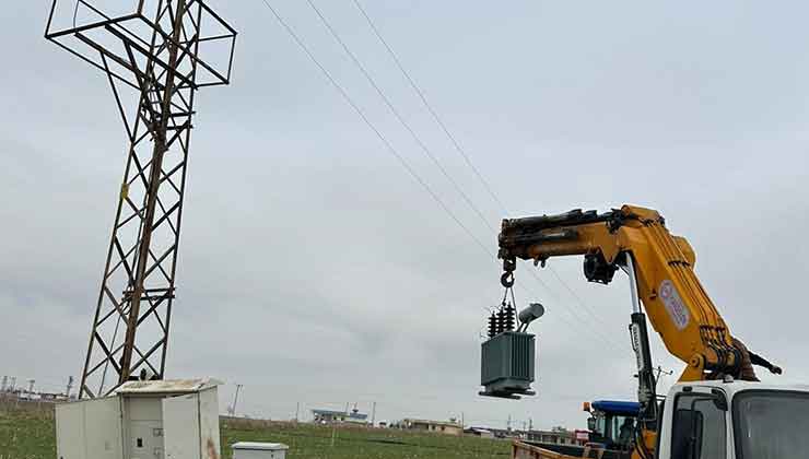 Dicle Elektrik, kaçak trafoya el koydu
