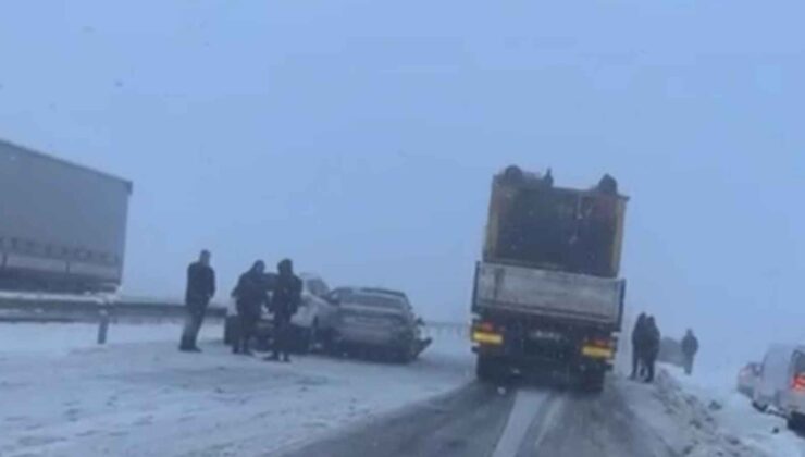 Diyarbakır’da 10 araçlı zincirleme kaza