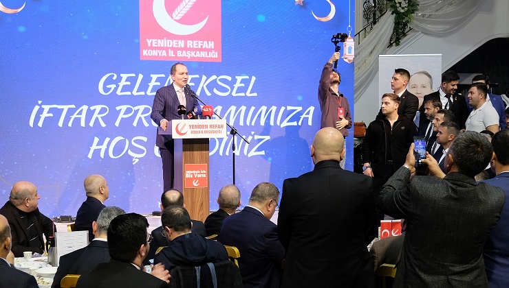 Fatih Erbakan, Konya’da iftar programında başsağlığı diledi