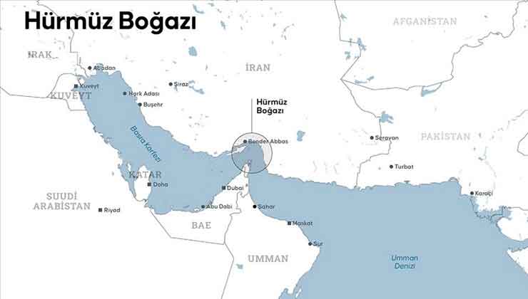 Hürmüz Boğazı’nda petrol sevkiyatı sert düştü, yüzlerce tanker Boğaz’ın iki yakasında birikti