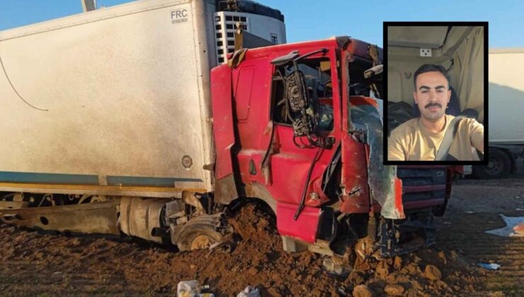 İran’da yeri delen füzenin şarapnel parçasının isabet etmesiyle genç şoföre mezar olan tırın görüntüsü ortaya çıktı