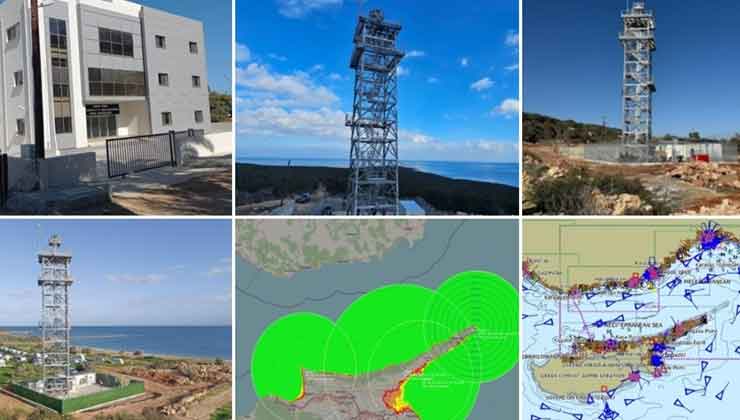 KKTC’deki gemi trafik gözetleme istasyonlarının inşaat çalışmaları tamamlandı