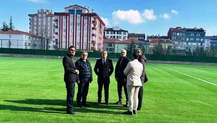 Konya Çumra Stadyumu incelendi