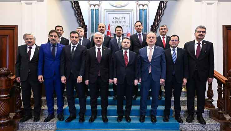 Konya Heyeti Adalet Bakanı Gürlek’le bir araya geldi