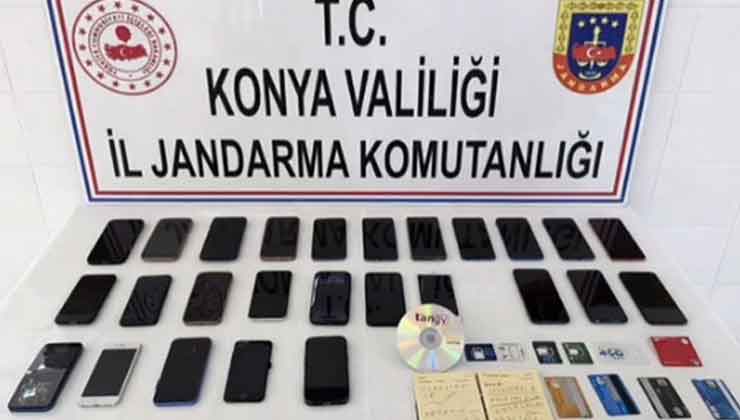 Konya merkezli dolandırıcılık operasyonunda yakalanan 22 zanlıdan 16’sı tutuklandı