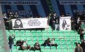 Konya tribünlerinde Fatma Nur öğretmen unutulmadı