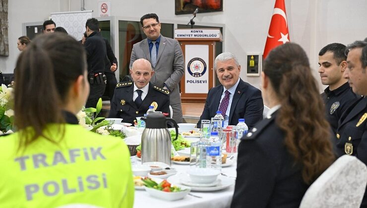 Konya Valisi Akın, Emniyet teşkilatıyla iftarda buluştu