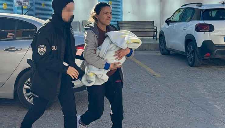 Konya’da bebeğinin bezine uyuşturucu saklayan şüpheli tutuklandı