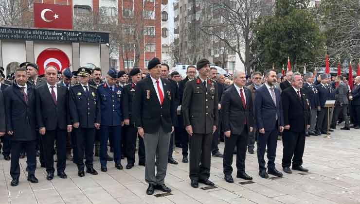Konya’da Çanakkale Zaferi’nin 111’inci yıl dönümünde şehitler anıldı