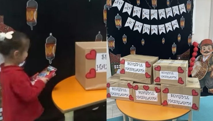 Konya’da minik öğrencilerden anlamlı dayanışma