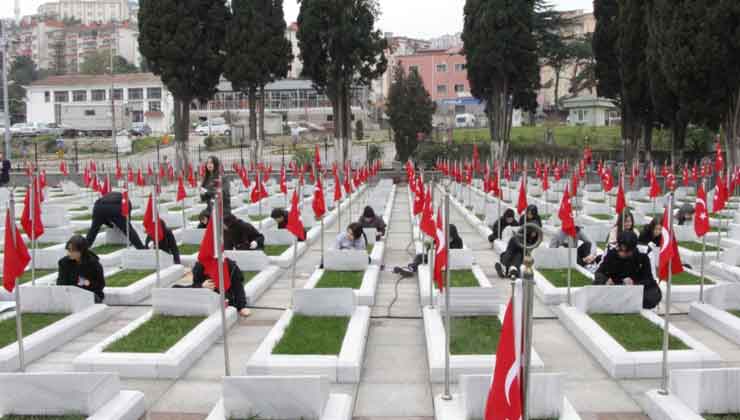 Konya’da şehit mezarlarının bakım ve onarımı için çalışma başlatıldı