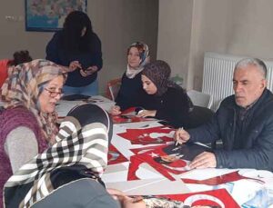 Konya’da şehitlerin hatırası için anlamlı çalışma