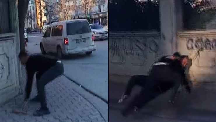 Konya’da trafik tartışmasında yumruklar konuştu