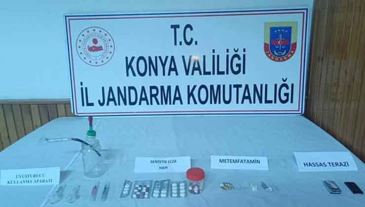 Konya’da uyuşturucuya geçit yok! 2 tutuklama