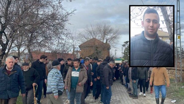 Konya’da yürek yakan veda: 19 yaşındaki genç toprağa verildi