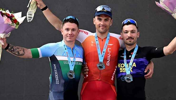 Konyalı pedal, Antalya’da kürsüye çıktı