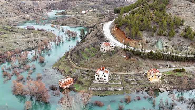 Konya’nın bu barajında su seviyesi yükseliyor