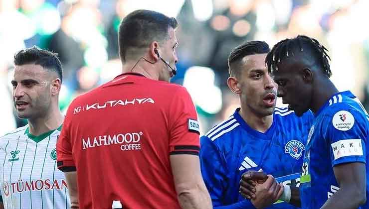 Konyaspor maçının hakemlerine bir tepki daha