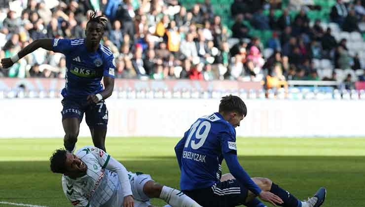 Konyaspor hakem kurbanı: 1-1