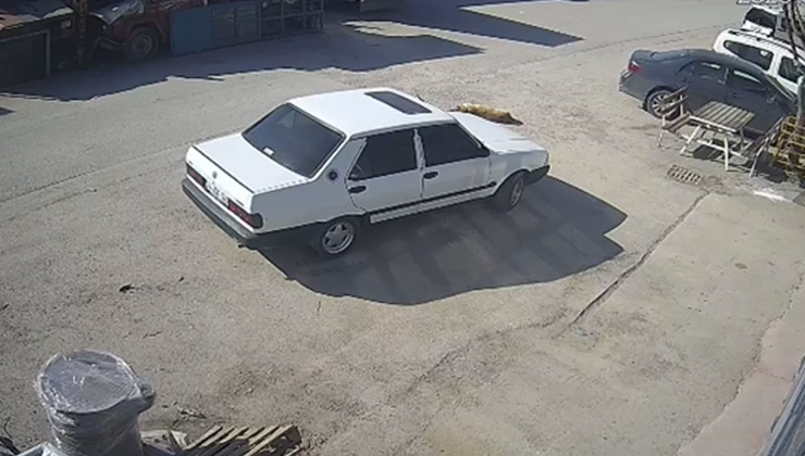 Köpeğin üzerinden otomobili ile geçip, sürükleyen sürücü gözaltında