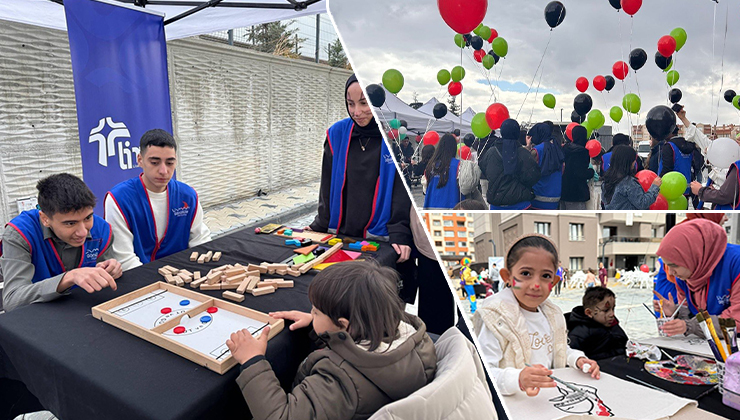 LİMAN, Filistinli çocuklarla bayram sevincini paylaştı