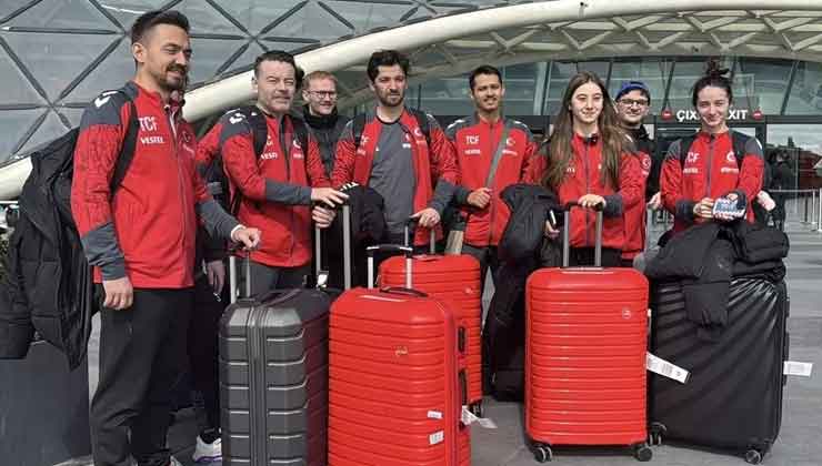 Milli takım kafilesi Bakü’de