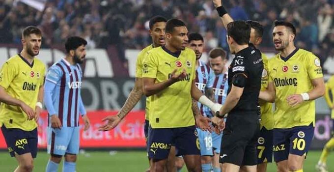 Olaylı Trabzonspor-Fenerbahçe maçının kararları açıklandı