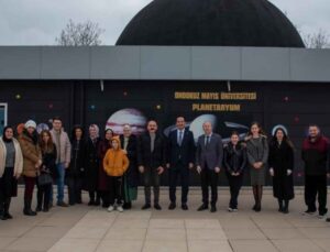 OMÜ Planetaryum’da personele uzay yolculuğu yaşatan sunum