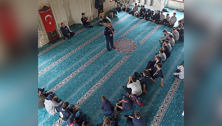 Ramazana özel izci kampı tamamlandı