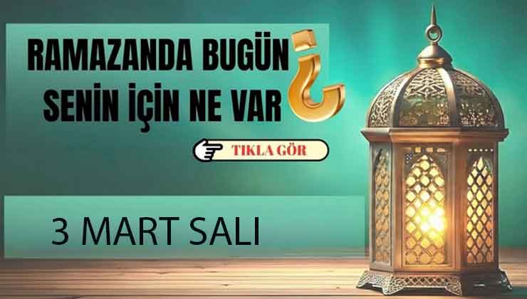 Ramazanın 13. gününe özel hazırlanan manevi iftariyelikler