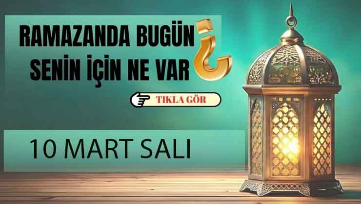 Ramazanın 20. gününe özel hazırlanan manevi iftariyelikler