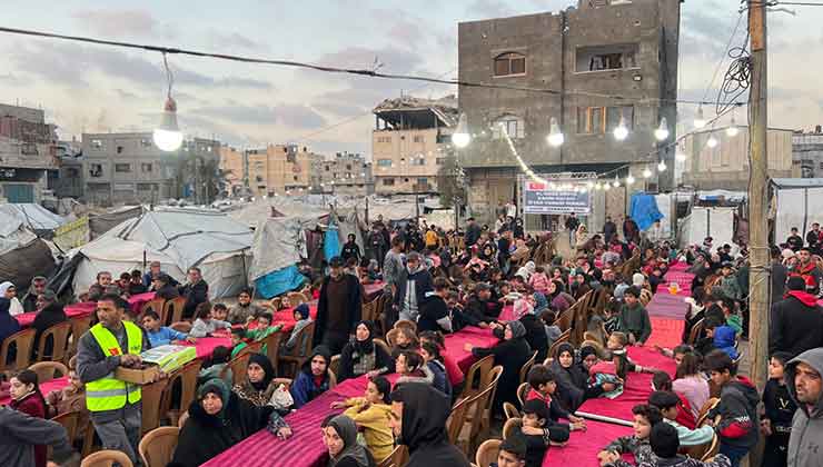 Ribat’tan Gazze’de 50 bin kişilik iftar