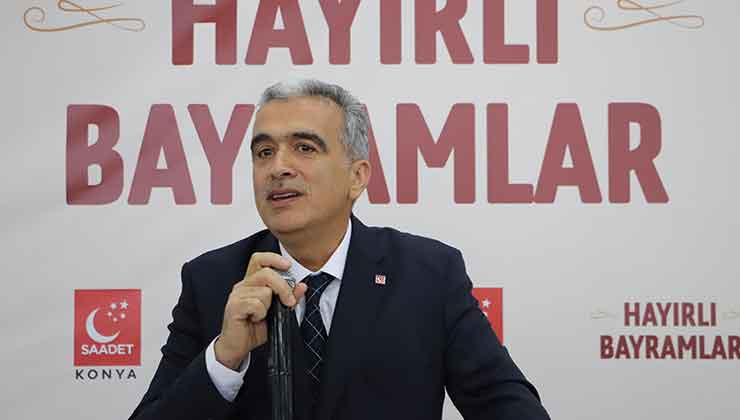 Saadet Partisi Konya Teşkilatı bayramlaşma programı düzenledi