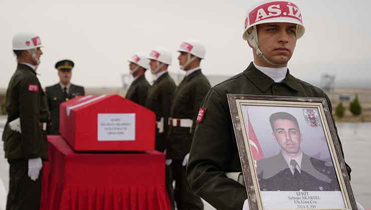 Şehit Akarsel’in naaşı memleketi Konya’ya uğurlandı