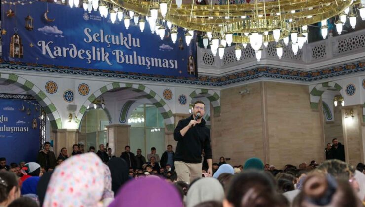 Selçuklu’da Sertaç Abi çocuklarla “Kardeşlik Buluşması”nda bir araya geldi