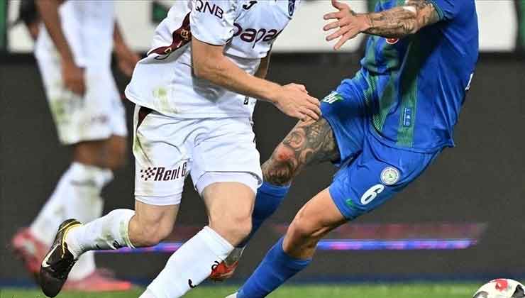 Trabzonspor ile Rizespor 48. sınavda