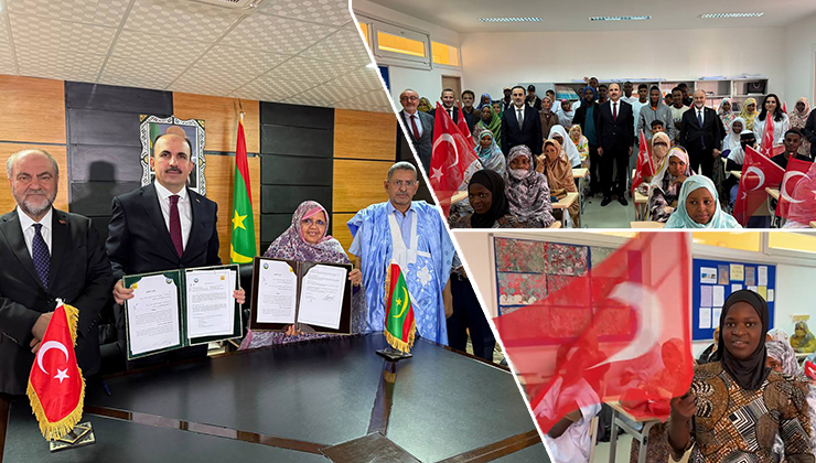 Türkoloji okuyan Afrikalı öğrenciler Başkan Altay’ı coşkuyla karşıladı